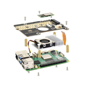 Waveshare PCIe To M.2 Adapter Board (D) for Raspberry Pi 5